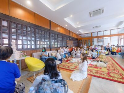 กิจกรรมเมื่อวันที่ 21 ตุลาคม 2566 ธรรมบรรยาย หัวข้อ "Strengthen Your Mind สร้างเกราะคุ้มภัยใจด้วยตัวของเรา"