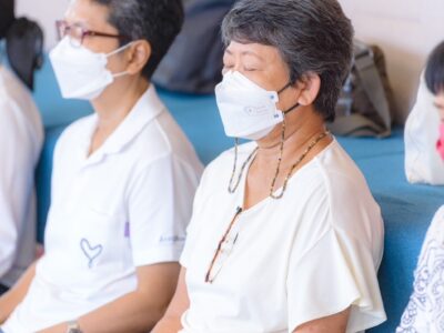 กิจกรรมเมื่อวันที่ 5 สิงหาคม 2566 ธรรมบรรยาย หัวข้อ "เด็ดดอกไม้ สะเทือนถึงดวงดาว (เพราะเราคือส่วนหนึ่งของกันและกัน)"