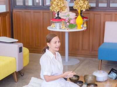 กิจกรรมเมื่อวันที่ 5 สิงหาคม 2566 ธรรมบรรยาย หัวข้อ "เด็ดดอกไม้ สะเทือนถึงดวงดาว (เพราะเราคือส่วนหนึ่งของกันและกัน)"